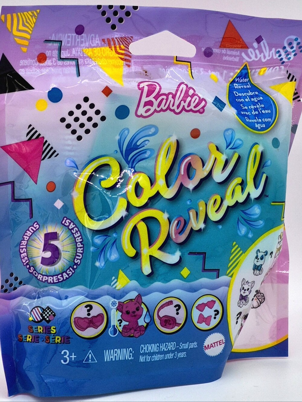 🌈🐾 Barbie Color Reveal Pet Series Mystery Blind Bag NEW Sealed 🎁